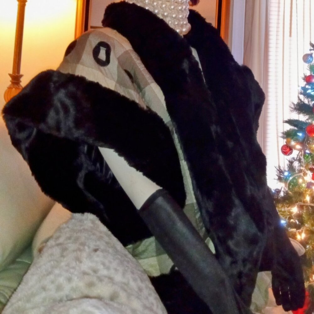 FAUX FUR COAT N HAT